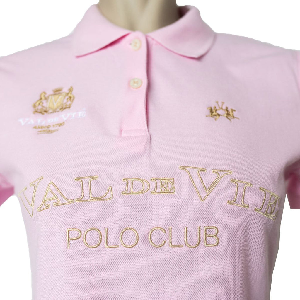 LA MARTINA VAL DE VIE LADIES POLO - PINK