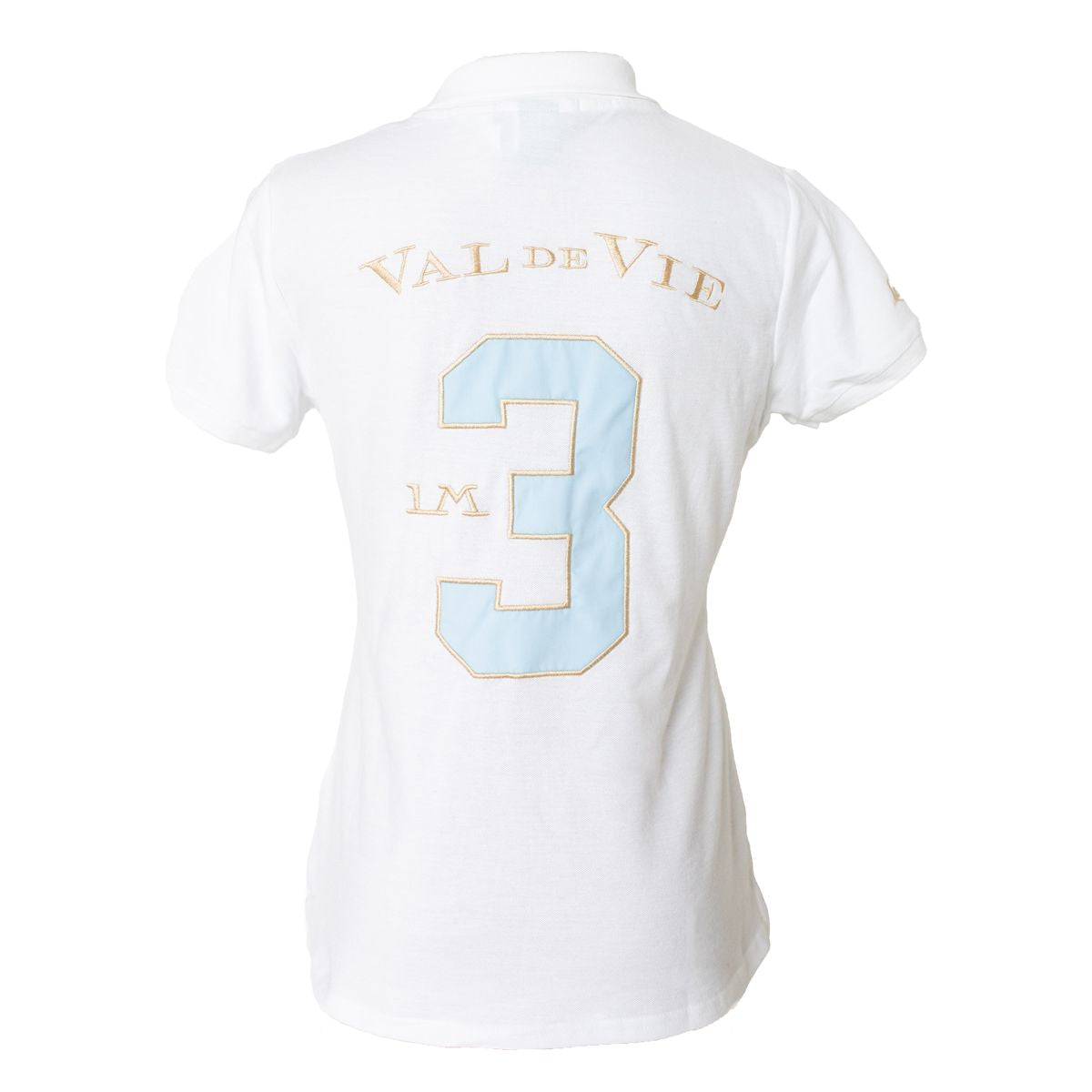 LA MARTINA VAL DE VIE LADIES POLO - WHITE