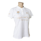 LA MARTINA VAL DE VIE LADIES POLO - WHITE
