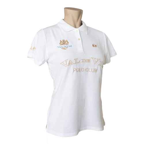 LA MARTINA VAL DE VIE LADIES POLO - WHITE