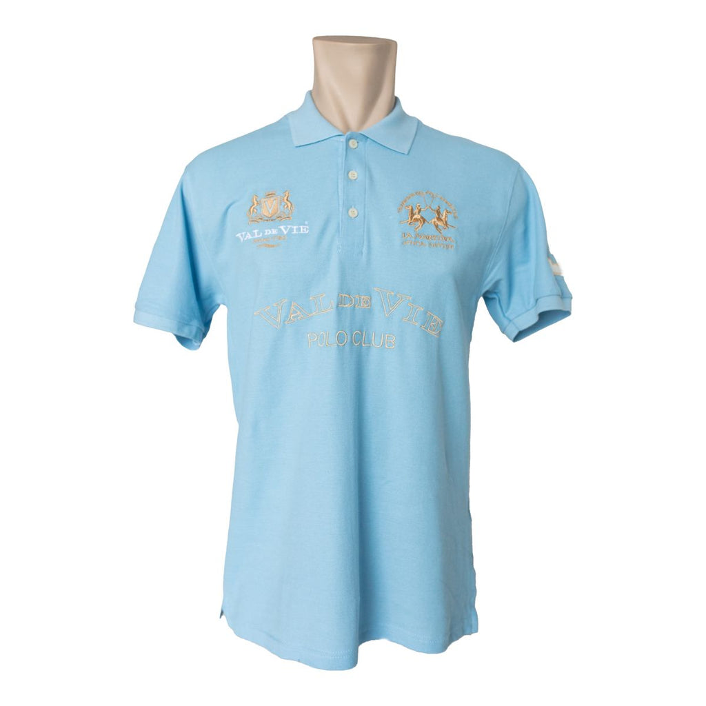LA MARTINA VAL DE VIE MENS POLO - BLUE