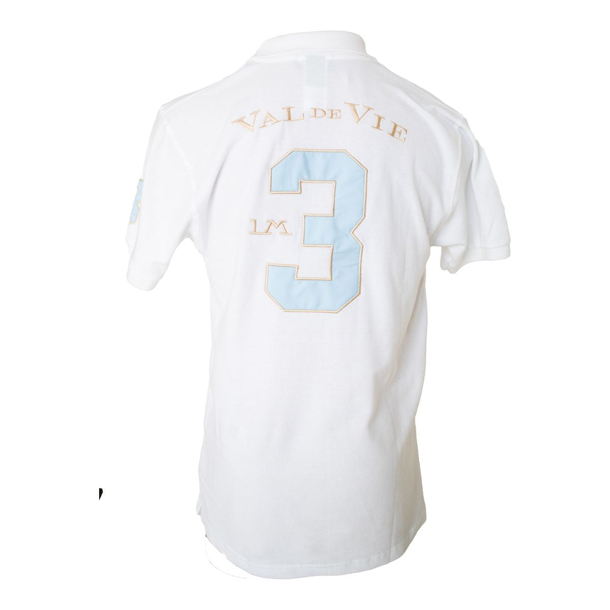 LA MARTINA VAL DE VIE MENS POLO - WHITE