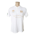 LA MARTINA VAL DE VIE MENS POLO - WHITE