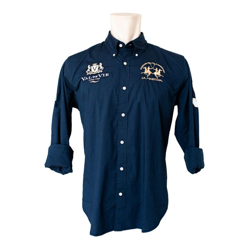 LA MARTINA VAL DE VIE MENS FORMAL LONG SLEEVE SHIRT (Nr3) - NAVY