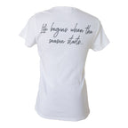 LIFE BEGINS WHEN THE SEASON STARTS VAL DE VIE POLO CLUB LADIES T-SHIRT