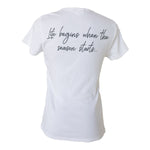 Load image into Gallery viewer, LIFE BEGINS WHEN THE SEASON STARTS VAL DE VIE POLO CLUB LADIES T-SHIRT
